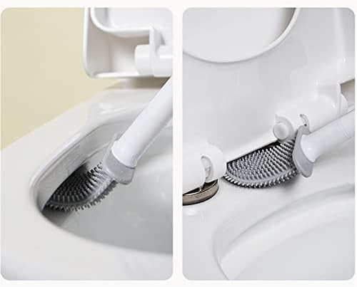 Zukeems toaletna četka silikonska toaletna četkica i držač za čišćenje za čišćenje kupaonice