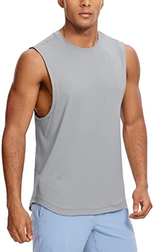 CRZ Yoga Muške košulje bez rukava bez rukava Brzi suhi trening tenkovi za mišićne vrhove atletski