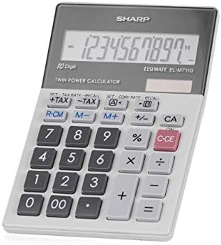 SHARP EL-M711GGY Desktop kalkulator 10-znamenkasti dizajn stakla