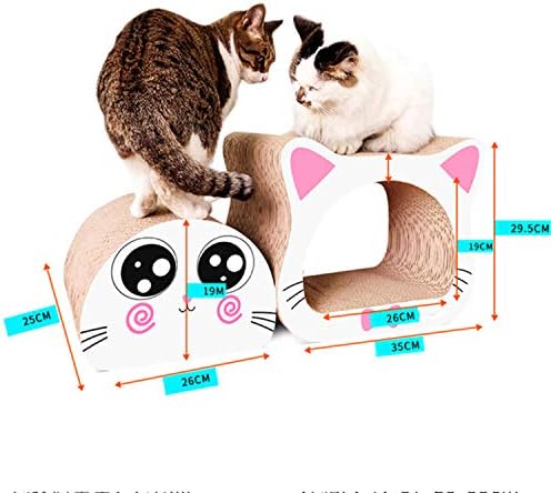 LOVEPET Cat Head Cat Scratch Board valoviti papir kandža kandža igračka za mačke namještaj za
