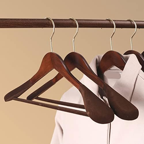 Knokr standardni vješalice, drveni vješalice za obloge za ormar za ormar za odjeću Organizator
