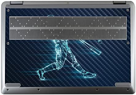 Tiyyskins kože karbonska vlakna kompatibilna sa Lenovo IdeaPad Flex 5 14 Full Wrap kit - sjaj bejzbol | Zaštitni,