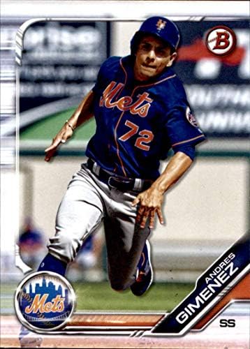 2019 Bowman nacrt BD-8 Andres Gimenez RC Rookie New York Mets MLB bejzbol trgovačka kartica