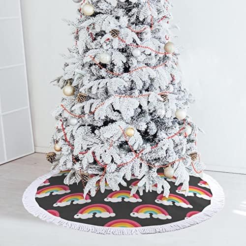 Drizga s božićnim drvvom duge za praznične zabave ukrasa sa tassel čipkom