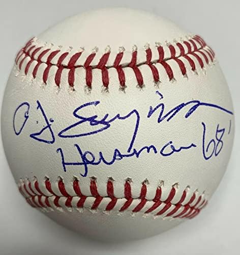 O.J. Simpson potpisao bejzbol MLB * Buffalo računi Heisman PSA AG79478 - NFL AUTOGREMENA Ostalo