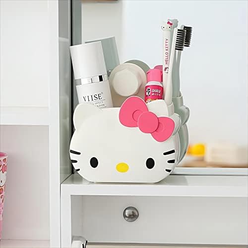 Hello Kitty držači za zube za kupatilo Organizator, samoljepljivi zidni tuš kaš, slatka tuš organizacija