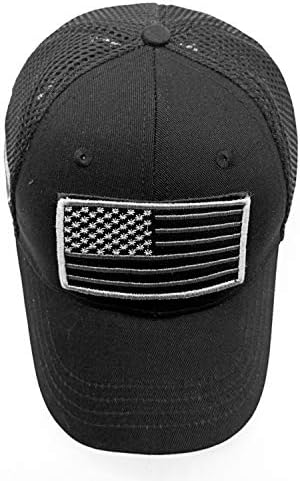 Yeyimei bejzbol kapa Niskoprofilni šešir američke zastave SAD podesive Camo mrežaste uniseks kape