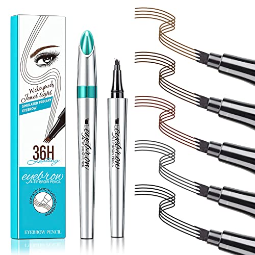 Olovka za obrve mikroblading olovka za obrve-olovka za šminkanje obrva dugotrajna vodootporna Micro 4 tačka
