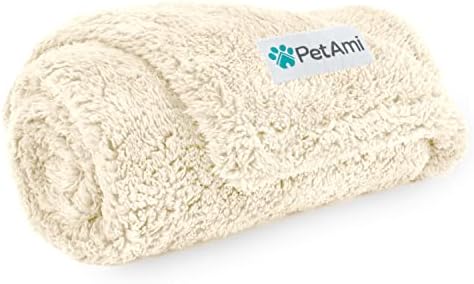 PetAmi Fluffy vodootporni pokrivač za pse runo / mekano toplo pet runo bacanje za male pse i mačke /