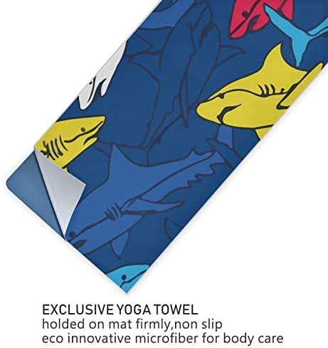 Pokrivač pokrivač tečnina - morski pas-podvodni joga ručnik joga mat ručnik