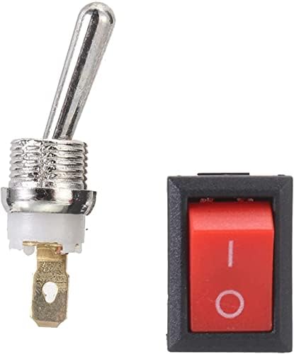 Berrysun preklopni prekidač 2 kom Mini klackalica sa priključnim prekidačem za motornu testeru za uključivanje/isključivanje