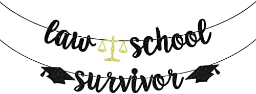 Pravni fakultet Survivor Banner - čestitamo advokatskim ukrasima, preživeo sam pravni fakultet, advokat