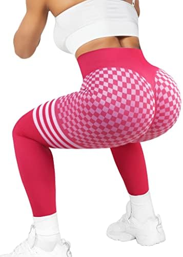 Gillya ženske šljokice za podizanje pantalona visokog struka plijena joga hlače bešavne vježbanje teretane