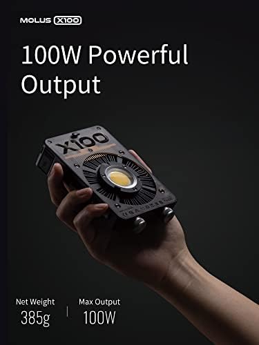 ZHIYUN MOLUS X100 dvobojni 100w COB Video svjetlo, 385G LED džepno svjetlo 17317Lux 2700k-6500K CRI