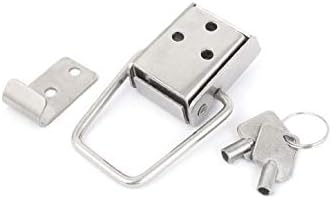 X-Dree CASS CASSOBOX Metal Toggle Latch HADP Lock Locking Tool W 2 (Caja de Herramientas del Cofre Caja de Herramientas Conmutador de Palanca de Metal Cerradur de Cerrojo Herramienta de Bloque