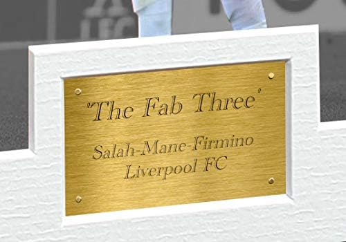 Kitbags & ormarići 'the Fab Three' - Mohamed Mo Salah Sadio Mane Roberto Firmino 12x8 A4 potpisan Liverpool