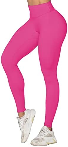 Sunzel SoftMax Workging gamaše za žene, TUMMIJA Kompresija Kompresija Workout Gym Yoga hlače, visoki struk i