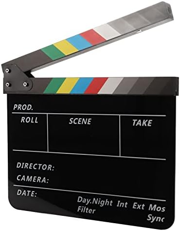 Akrilna filmska ploča za pljeskanje, Bijela filmska ploča Dugina boja tabla za pljeskanje Izbrisiva ploča