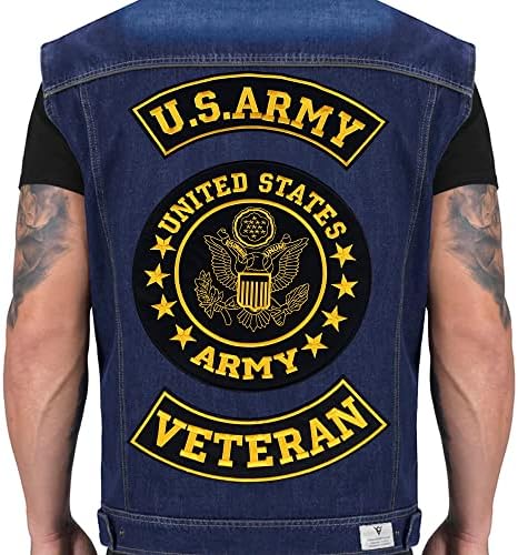 Veteranske zakrpe za veteran za veteran biciklističke prsluke ili stražnju stranu jakne 3 kom