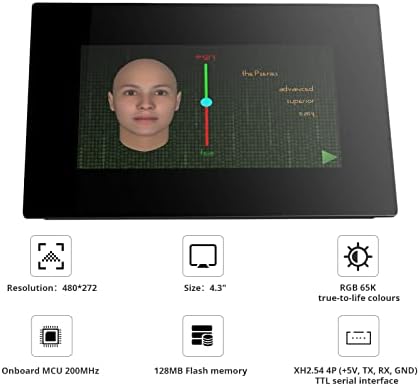 Nextion 4.3 HMI prikaz Inteligentna serija NX4827P043-011C-Y Capacitivni ekran za dodir LCD-TFT