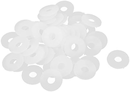 Aexit bijeli okrugli izolacijski izolacija ravna pratnja KET prsten 6 x 18 x ravne perilice 1,5mm