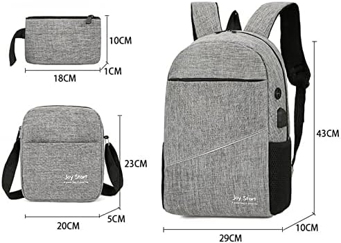 Ruksak za laptop sngshj za muškarce Par ruksak trodijela boja putne torbe Računarska poslovna torba ramena