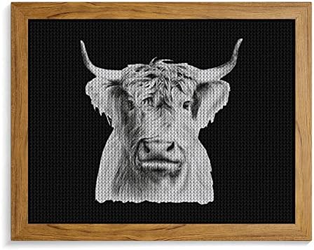 Smiješne visokoškolske kravlje dijamantski setovi za slike Slikovni okvir 5D DIY puni bušilica vještina zidna