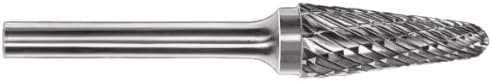 SGS Tool Company 20368 SL-4m duboki dvostruki rez 150mm drška Ta Carbide Bur 1/2 prečnik 6mm