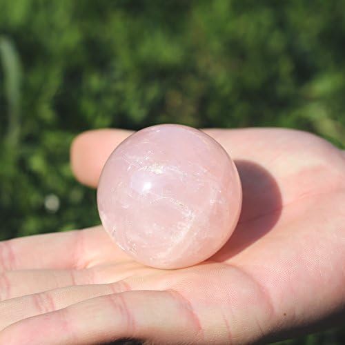 Hongjintian Natural Rock Rose Kvarc Kristalna polirana sfera Natural Gemstone Ball sa besplatnim postoljem