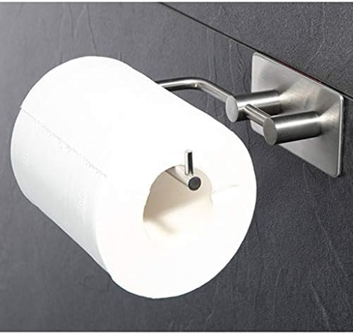 TJLMZ držač za toaletni toaletni papir, samoljepljivi toaletni držač za kupatilo Kuhinjski zidni zidni nehrđajući čelik Kupatilo za toaletni papir