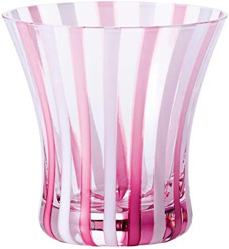 Aderia Tsugaru Vidro F-71805 Glass Rock Glass, Pink, 8.5 fl oz, Spring Sky, dolazi u Prezentacijskoj