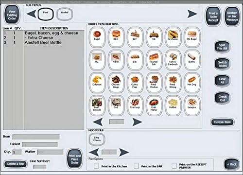 Jedna stanica Maid Premium restoranski sistem Windows 10 sa Maid restoranskim štampačem i ladicom za novac