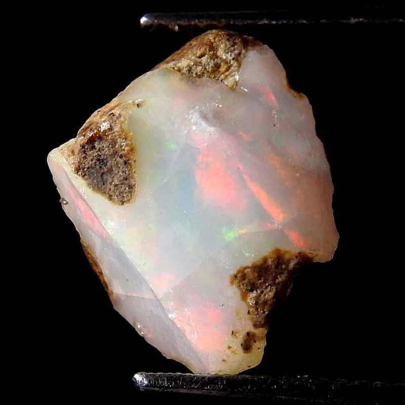 Jewelgemscraft ™ 04.60cts. Ultra vatra sirovi opal kamen, prirodni grubi, dragi kamen, etiopski opal rock,