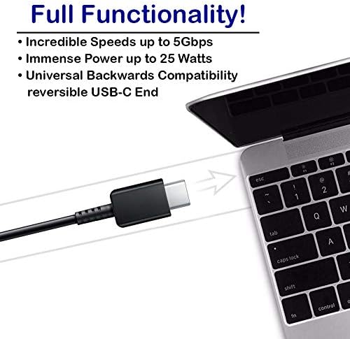 Radi Volt Plus Tech Original 10FT USB-C kabl kompatibilan sa vašim LG tone Flex Hbs-XL7 sa brzim punjenjem