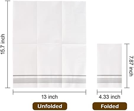 100 papipa papir salvete za ručnike za jednokratnu upotrebu vrhunske kvalitete 3-slojne večere