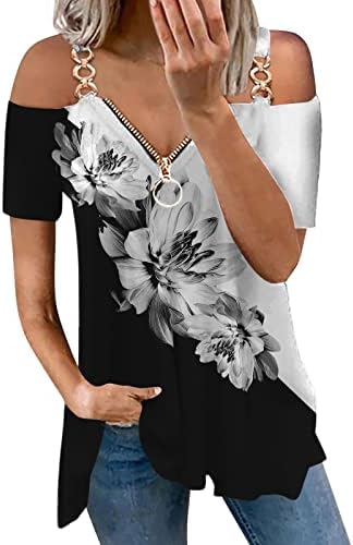 Kratke rukave majice lagane majice za žene plus size ljetni trendi Casual kvadratni vrat Vintage gradijent