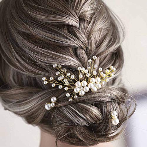 Barode Pearl Češalj Za Kosu Gold Bridal Headpiece Wedding Hair Piece Pearl Hair Vine Wedding Hair Accessories