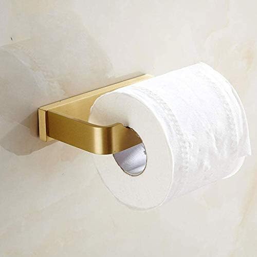 Wssbk Zlatni držač salveta, držač toaletnog papira Creative Roll držač čistog mesinga stalak za peškire kupatilo