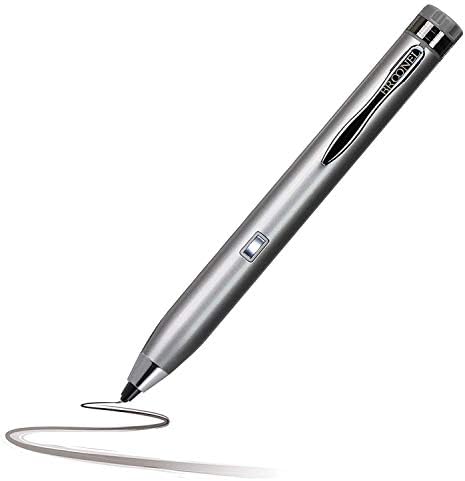 Navitech srebrna mini fine tačaka digitalna aktivna olovka kompatibilna sa vatrom HD 8 tabletom s Alexa, 8