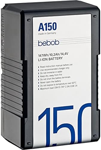 BEBOB A150 3-stup zlatna punjiva li-jonska baterija, 14.4V / 10.2ah / 147Wh