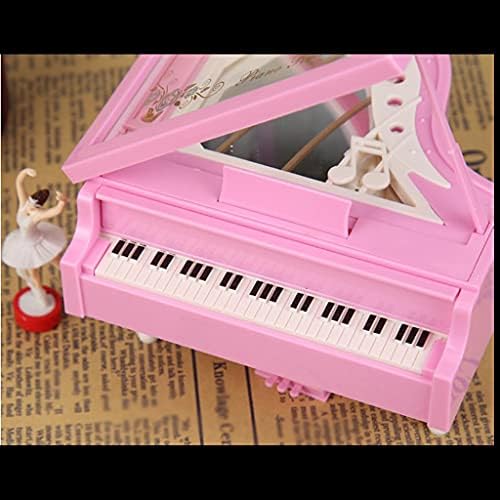 Asuvud Romantični klavir Model Music Box Ballerina Musical Boxes Kućni dekoracija Rođendan