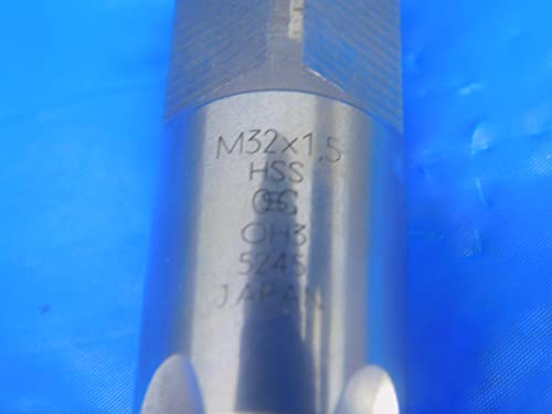 OSG M32 x 1,5 HSS OH3 Dodir za dno 4 Ravna flauta 1,5 32mm 32 mm 5245 M32x1.5 - TH1039AJ3