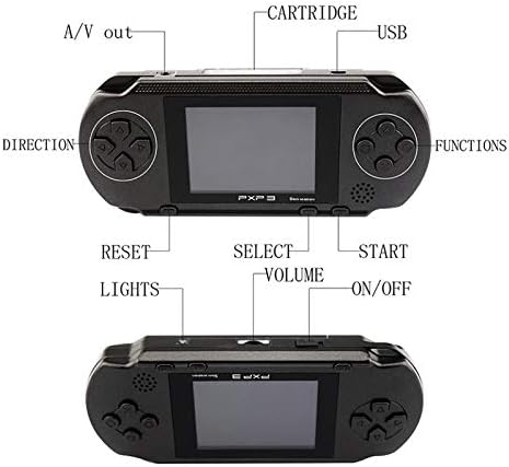 LCME PSP konzole, prijenosni igrač igrača moda 2,7 inčni LCD punjivi PSP PVP Game Console Retro Megadrive 16