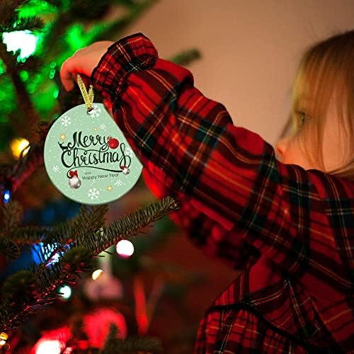 Slatki ukras za božićnu jelku Santa 2021 sretan Božićni ukrasi poklon za božićne jelke viseći Pribor
