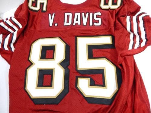 2002 San Francisco 49ers Vernon Davis 85 Igra izdana Crveni dres 52 DP29033 - Neincign NFL igra