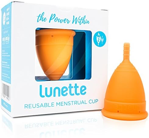 Lunette menstrualna čašica-narandžasta-model za višekratnu upotrebu 2 menstrualna čašica za jak