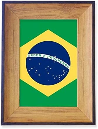 Diathinker Brazil Nacionalna zastava Južna Amerika Država Foto okvir Izložba Display Art Desktop Slikarstvo