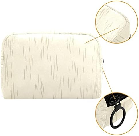Vertikalna linija Teksture Travel Makeup Bag Veliki slatki prijenosni patentni zatvarač Travel torbe za