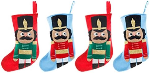 Valiclud 4pcs Božićne čarape Božićne privjeske božićne čarape Dekoracija Božićni viseći ukrasi