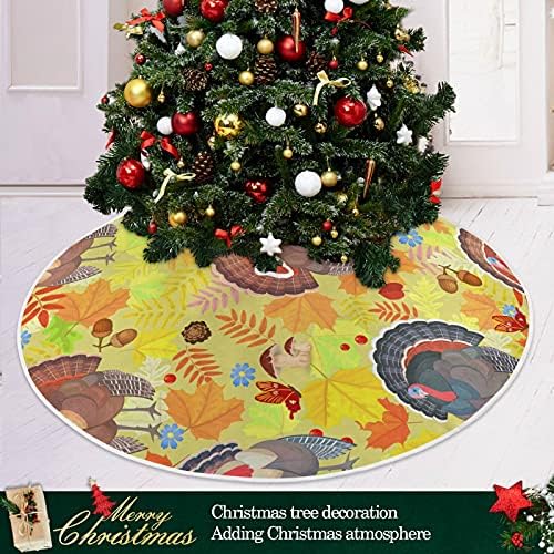 Jesen THAND JURKEYS MAPLE Osim božićne suknje od 36 inča / 48inch kućni dekor za Xmas Tree Suktion
